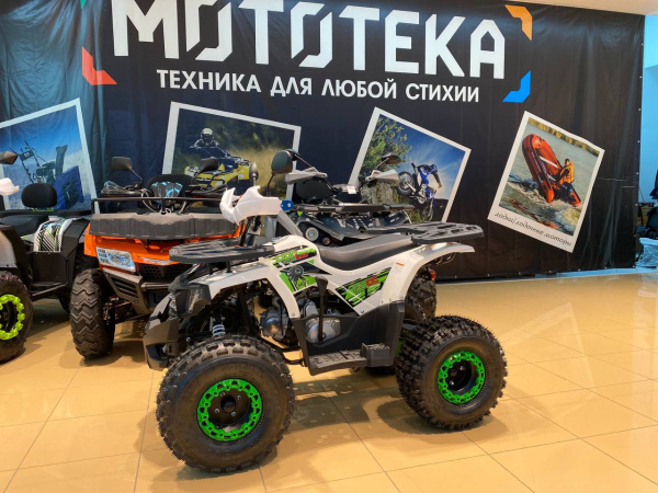 Квадроцикл детский R - MOTO (Р - Мото) Lion 125 A lite белый (машинокомплект) | Мототека
