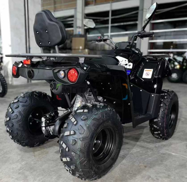 Квадроцикл Мотомир Hammer 200 чёрный карбон (машинокомплект) | Мототека