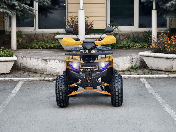 Квадроцикл детский R - MOTO (Р - Мото) Lion 125 A жёлтый (машинокомплект) | Мототека